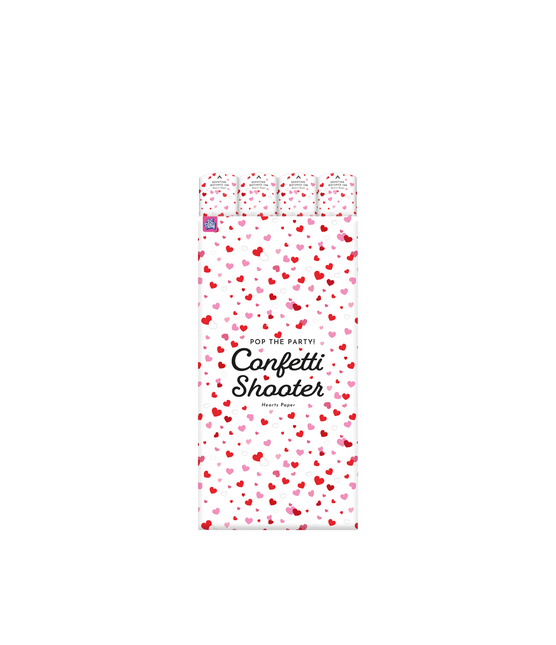 Confetti kanon 60 cm - Papieren hartjes van Paper Dreams koop je bij Partywinkel