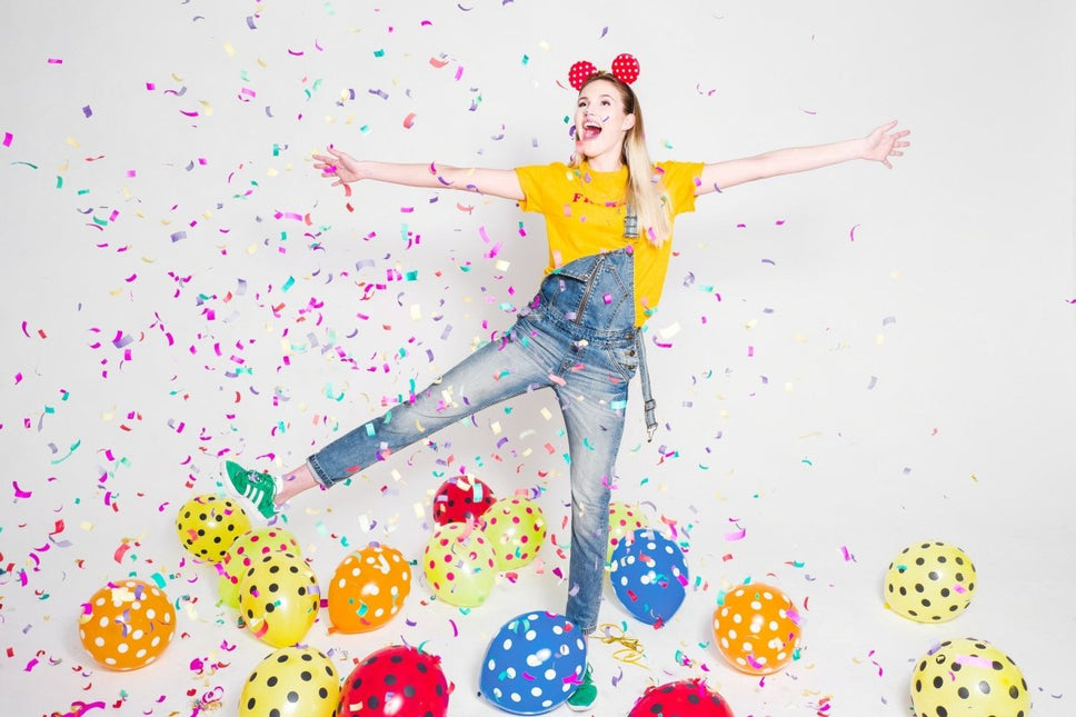 Confetti Kanon Gekleurd Papier 40cm van Partydeco koop je bij Partywinkel