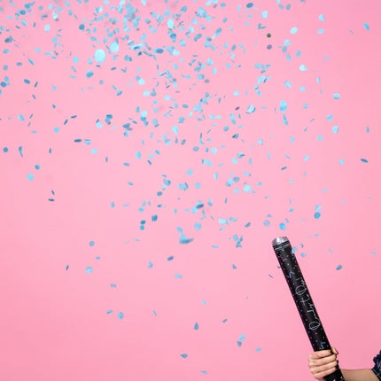 Confetti Kanon Gender Reveal Jongen 60cm van Partydeco koop je bij Partywinkel