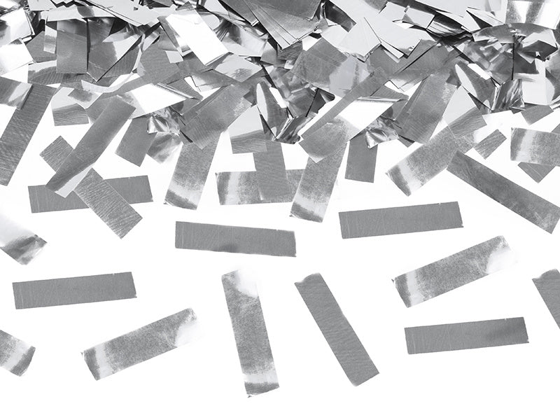 Confetti Kanon Zilver 60cm van Partydeco koop je bij Partywinkel