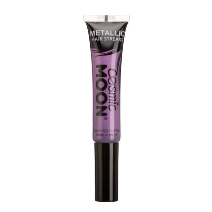 Cosmic Moon Metallic Hair Streaks Purple 15ml van Moon Creations koop je bij Partywinkel