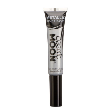 Cosmic Moon Metallic Hair Streaks Silver 15ml van Moon Creations koop je bij Partywinkel