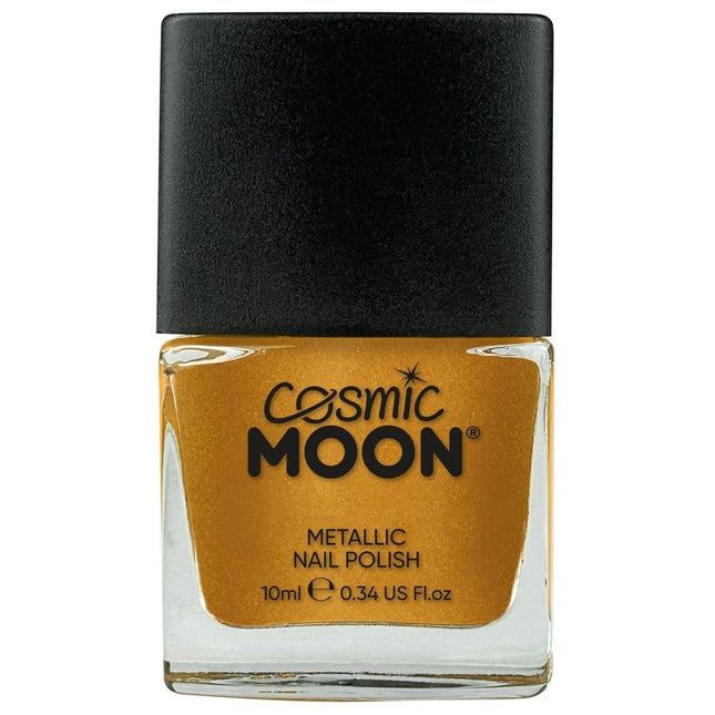 Cosmic Moon Metallic Nail Polish Gold 14ml van Moon Creations koop je bij Partywinkel