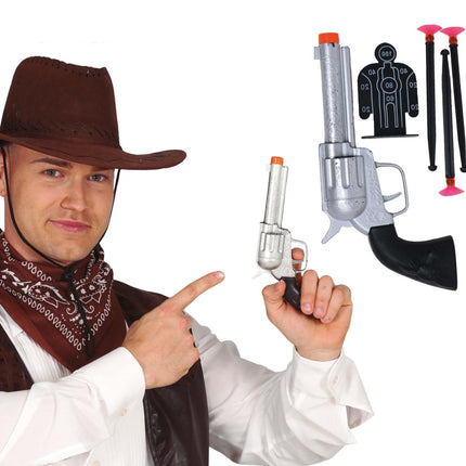 Cowboy Geweer Zilver 24cm van Fiestas Guirca koop je bij Partywinkel
