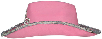 Cowboy Hoed Roze Kind van Fiestas Guirca koop je bij Partywinkel