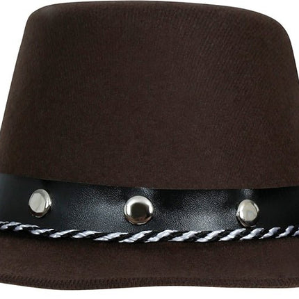 Cowboy Hoed Zwart Kind Vilt van Fiestas Guirca koop je bij Partywinkel