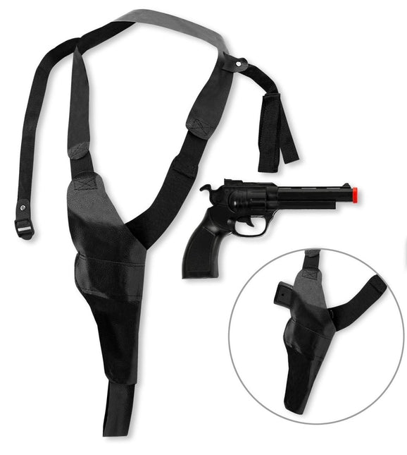 Cowboy Holster Zwart van Widmann koop je bij Partywinkel
