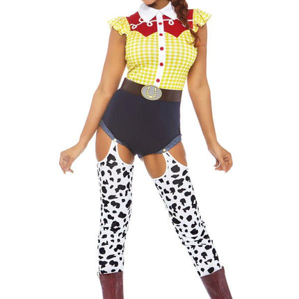 Cowboy Kostuum Dames Bodysuit Leg Avenue van Leg Avenue koop je bij Partywinkel