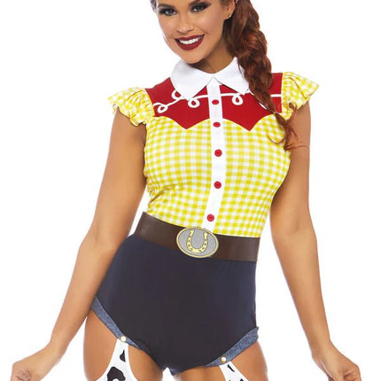 Cowboy Kostuum Dames Bodysuit Leg Avenue van Leg Avenue koop je bij Partywinkel