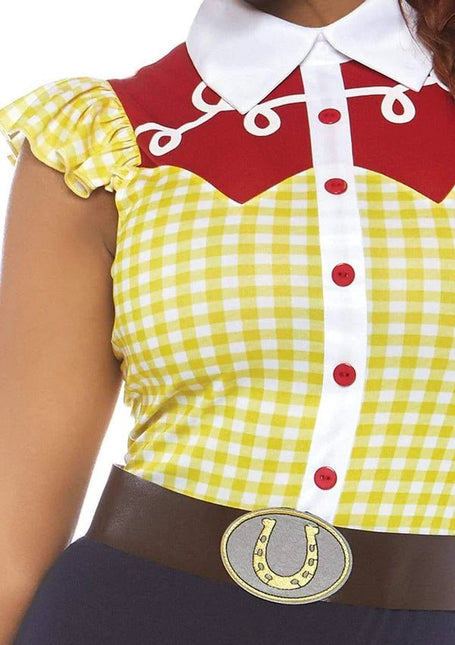 Cowboy Kostuum Dames Bodysuit Leg Avenue van Leg Avenue koop je bij Partywinkel