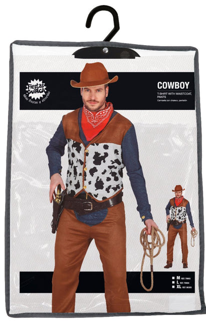 Cowboy Kostuum Heren Bruin van Fiestas Guirca koop je bij Partywinkel