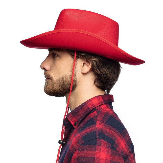 Cowboyhoed Rood van Boland koop je bij Partywinkel