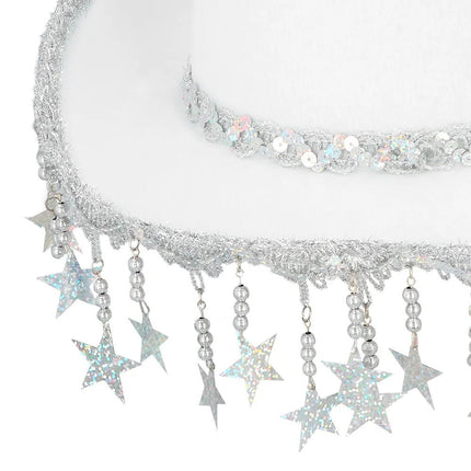 Cowboyhoed Stargazing wit van Boland koop je bij Partywinkel