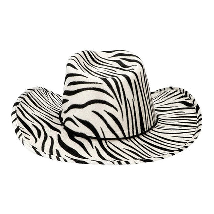 Cowboyhoed Wild zebra van Boland koop je bij Partywinkel