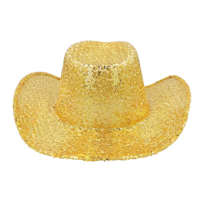 Cowgirl Hoed Goud van Boland koop je bij Partywinkel