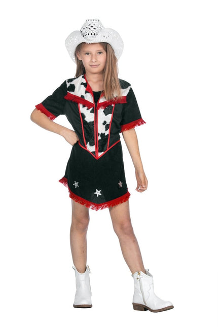 Cowgirl Jurk Meisje Koe van Wilbers & Wilbers koop je bij Partywinkel