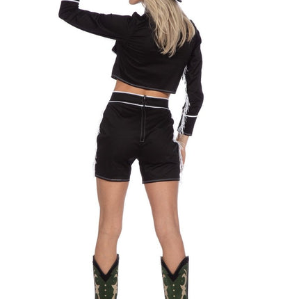 Cowgirl Kostuum Zwart Dames van Wilbers & Wilbers koop je bij Partywinkel