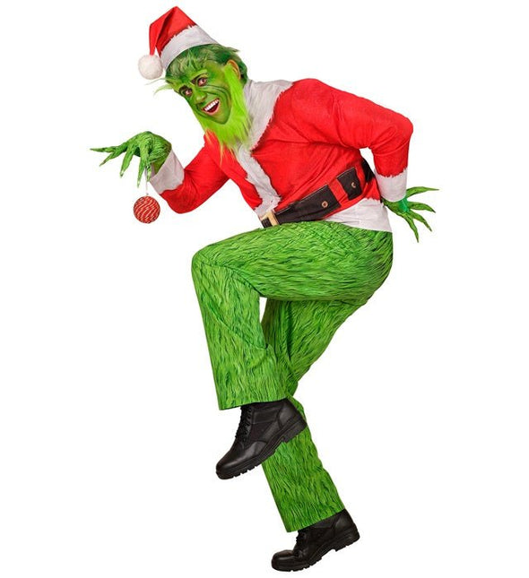 De Grinch Kostuum Rood Groen van Widmann koop je bij Partywinkel