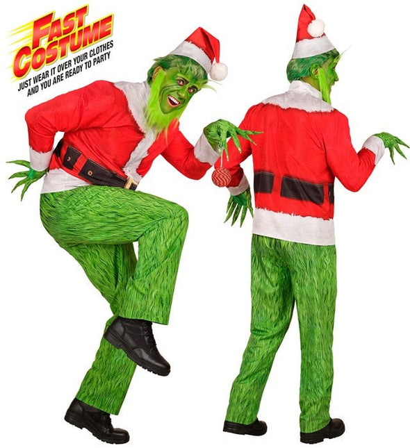 De Grinch Kostuum Rood Groen van Widmann koop je bij Partywinkel