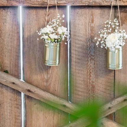 Decoratie Blikken 10cm 5st van Partydeco koop je bij Partywinkel