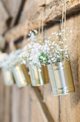 Decoratie Blikken 10cm 5st van Partydeco koop je bij Partywinkel