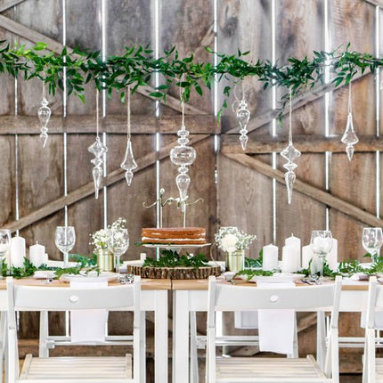 Decoratie Blikken 10cm 5st van Partydeco koop je bij Partywinkel