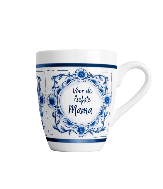Delfts blauwe mok - Mama van Paper Dreams koop je bij Partywinkel