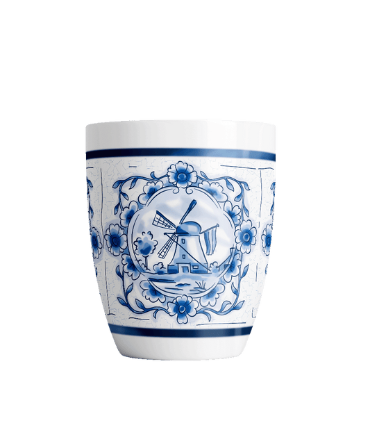 Delfts blauwe mok - Pensioen van Paper Dreams koop je bij Partywinkel