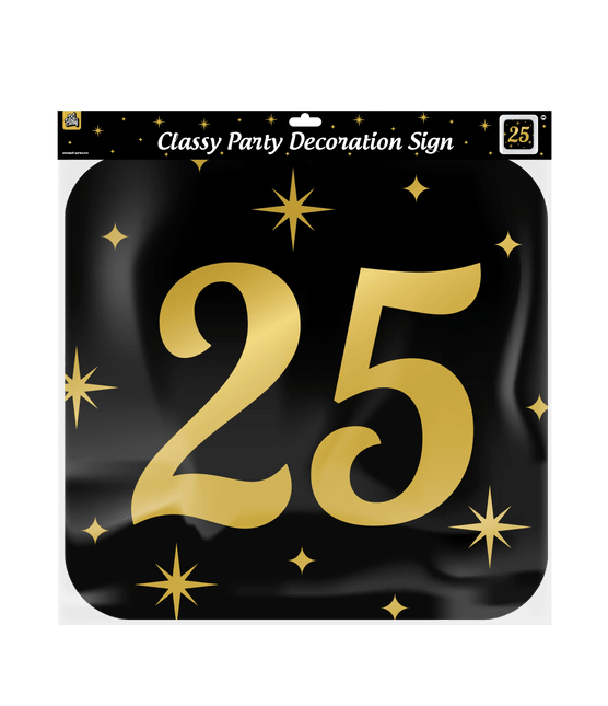 Deurbord 25 Jaar 50cm van Paper Dreams koop je bij Partywinkel