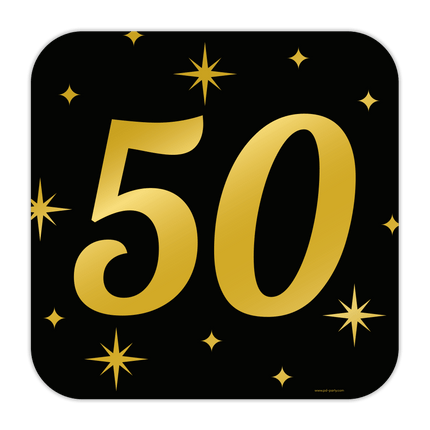 Deurbord 50 Jaar 50cm van Paper Dreams koop je bij Partywinkel