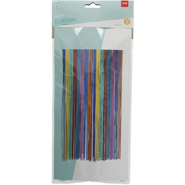 Deurgordijn Gekleurd 2m van Folat koop je bij Partywinkel