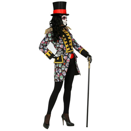 Dia De Los Muertos Jas Dames Neon van Widmann koop je bij Partywinkel