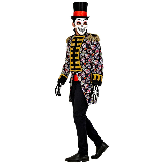 Dia De Los Muertos Jas Heren Neon van Widmann koop je bij Partywinkel