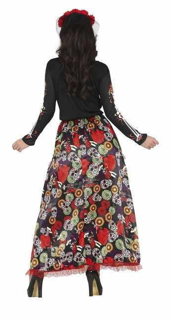 Dia De Los Muertos Jurk Dames van Fiestas Guirca koop je bij Partywinkel
