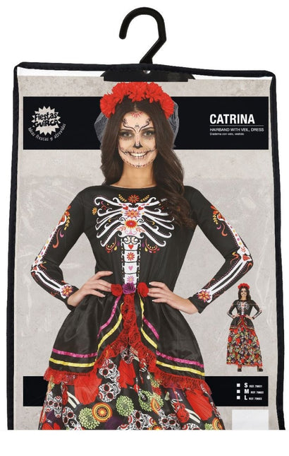 Dia De Los Muertos Jurk Dames van Fiestas Guirca koop je bij Partywinkel