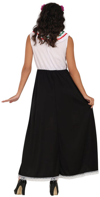 Dia De Los Muertos Jurk Dames Doodshoofd van Fiestas Guirca koop je bij Partywinkel