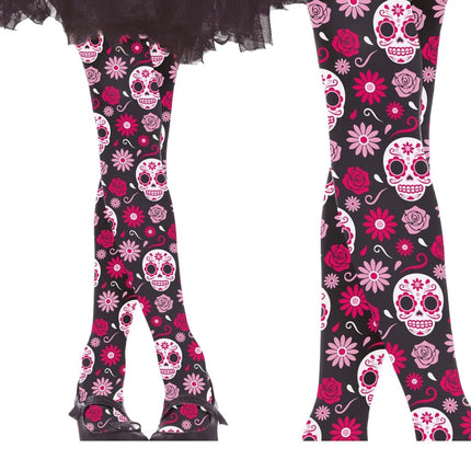 Dia De Los Muertos Legging Kind van Fiestas Guirca koop je bij Partywinkel