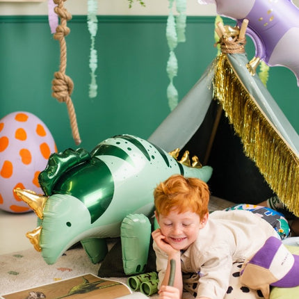 Dino Helium Ballon Leeg 93cm van Partydeco koop je bij Partywinkel