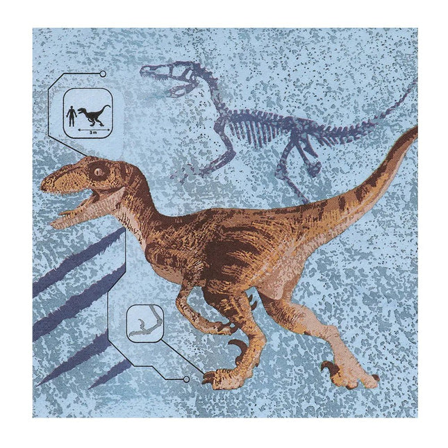 Dino Servetten 33cm 20st van Boland koop je bij Partywinkel