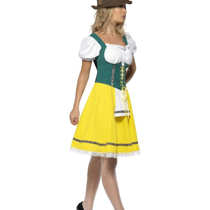 Dirndl Jurk Oktoberfest Geel van Smiffys koop je bij Partywinkel