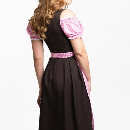 Dirndl Jurk Oktoberfest Lang Roze van PartyXclusive koop je bij Partywinkel