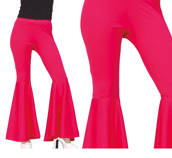 Disco 70S Broek Roze Dames van Fiestas Guirca koop je bij Partywinkel