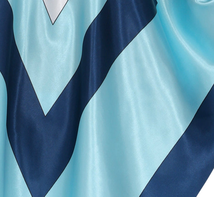 Disco 70S Poncho Blauw Dames van Fiestas Guirca koop je bij Partywinkel