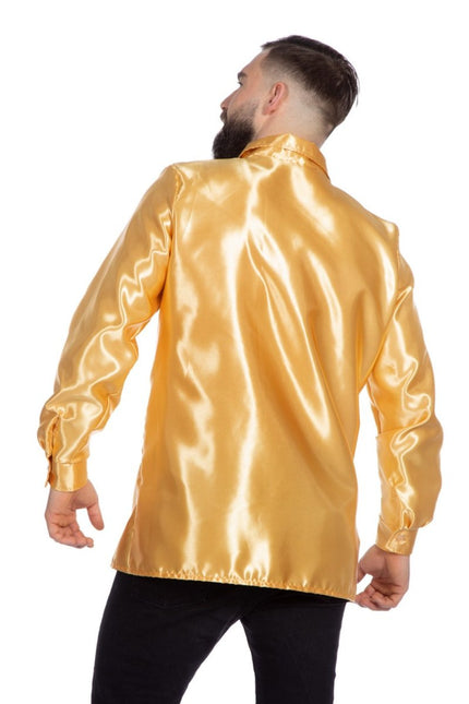 Disco Blouse Ruches Goud van Wilbers & Wilbers koop je bij Partywinkel