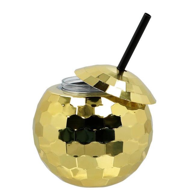 Disco Gouden bekers Met Rietje van Boland koop je bij Partywinkel