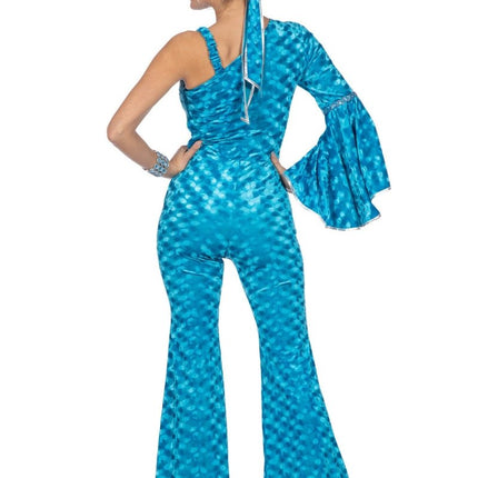 Disco Pak Blauw Dames 2 delig van Wilbers & Wilbers koop je bij Partywinkel
