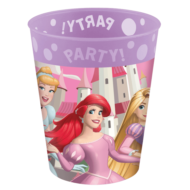 Disney Prinsessen Bekers Paars 250ml 4st van Procos koop je bij Partywinkel