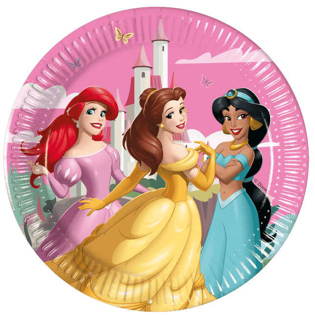 Disney Prinsessen Borden 20cm 8st van Procos koop je bij Partywinkel