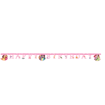 Disney Prinsessen Letterslinger Happy Birthday van Procos koop je bij Partywinkel
