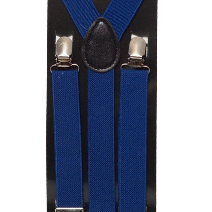 Donkerblauwe Bretels van Partychimp koop je bij Partywinkel
